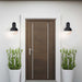 Wall Lantern Nuvo 62-1615 Atmosphere - 6W LED - Medium Wall Lantern - Matte Black with White Opal Glass Nuvo