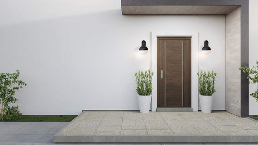 Wall Lantern Nuvo 62-1615 Atmosphere - 6W LED - Medium Wall Lantern - Matte Black with White Opal Glass Nuvo