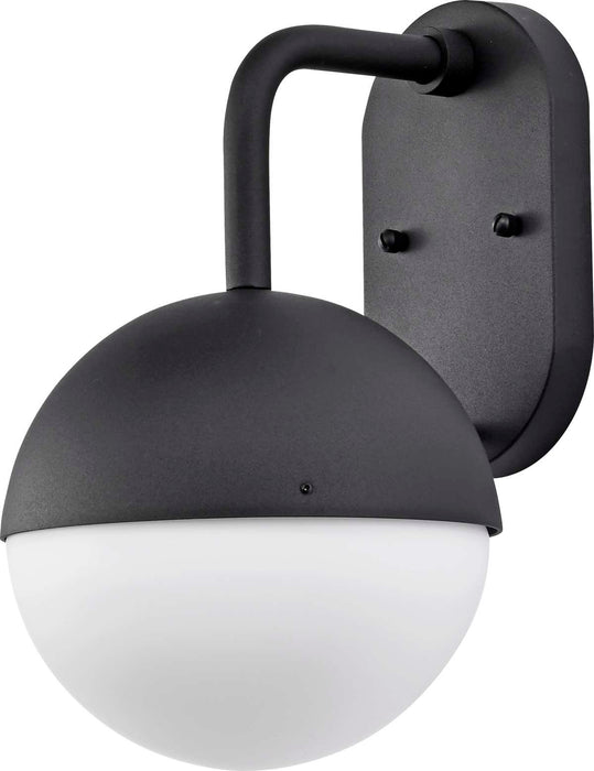 Wall Lantern Nuvo 62-1615 Atmosphere - 6W LED - Medium Wall Lantern - Matte Black with White Opal Glass Nuvo