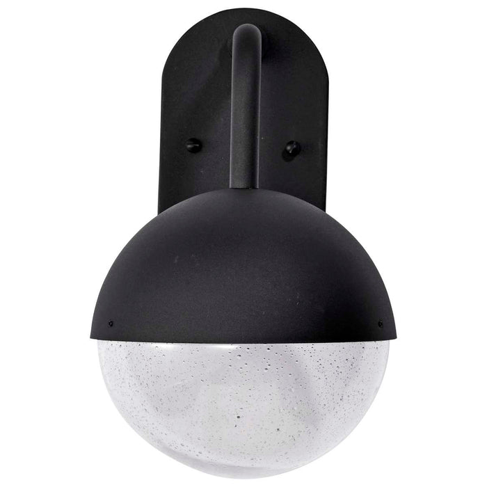 Wall Lantern Nuvo 62-1616 Atmosphere - 6W LED - Medium Wall Lantern - Matte Black with Clear Seeded Glass Nuvo