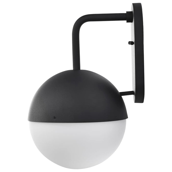 Wall Lantern Nuvo 62-1617 Atmosphere - 10W LED - Large Wall Lantern - Matte Black with White Opal Glass Nuvo