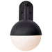 Wall Lantern Nuvo 62-1617 Atmosphere - 10W LED - Large Wall Lantern - Matte Black with White Opal Glass Nuvo