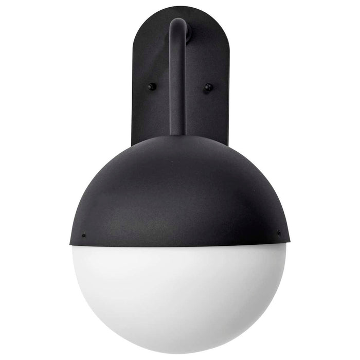 Wall Lantern Nuvo 62-1617 Atmosphere - 10W LED - Large Wall Lantern - Matte Black with White Opal Glass Nuvo