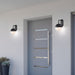 Wall Lantern Nuvo 62-1617 Atmosphere - 10W LED - Large Wall Lantern - Matte Black with White Opal Glass Nuvo