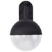 Wall Lantern Nuvo 62-1618 Atmosphere - 10W LED - Large Wall Lantern - Matte Black with Clear Seeded Glass Nuvo