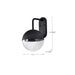Wall Lantern Nuvo 62-1618 Atmosphere - 10W LED - Large Wall Lantern - Matte Black with Clear Seeded Glass Nuvo