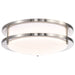 Flush Mount Nuvo 62-1635 Glamour LED 10 inch - Flush Mount Fixture - Brushed Nickel Finish - CCT Selectable 3K/4K/5K Nuvo