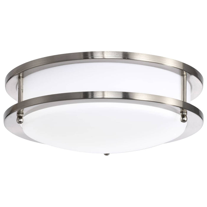 Flush Mount Nuvo 62-1635 Glamour LED 10 inch - Flush Mount Fixture - Brushed Nickel Finish - CCT Selectable 3K/4K/5K Nuvo