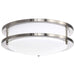 Flush Mount Nuvo 62-1635 Glamour LED 10 inch - Flush Mount Fixture - Brushed Nickel Finish - CCT Selectable 3K/4K/5K Nuvo