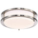 Flush Mount Nuvo 62-1635 Glamour LED 10 inch - Flush Mount Fixture - Brushed Nickel Finish - CCT Selectable 3K/4K/5K Nuvo