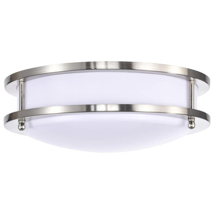 Flush Mount Nuvo 62-1635 Glamour LED 10 inch - Flush Mount Fixture - Brushed Nickel Finish - CCT Selectable 3K/4K/5K Nuvo