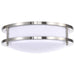 Flush Mount Nuvo 62-1635 Glamour LED 10 inch - Flush Mount Fixture - Brushed Nickel Finish - CCT Selectable 3K/4K/5K Nuvo
