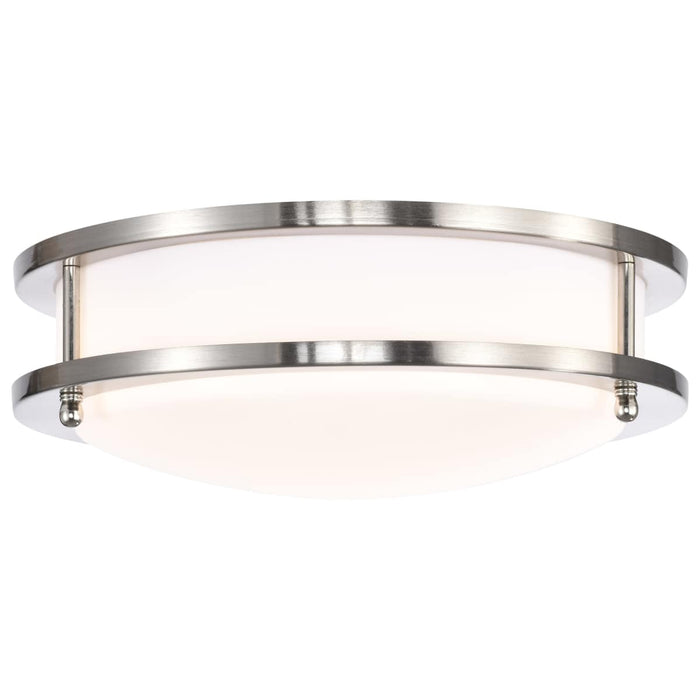 Flush Mount Nuvo 62-1635 Glamour LED 10 inch - Flush Mount Fixture - Brushed Nickel Finish - CCT Selectable 3K/4K/5K Nuvo