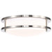 Flush Mount Nuvo 62-1635 Glamour LED 10 inch - Flush Mount Fixture - Brushed Nickel Finish - CCT Selectable 3K/4K/5K Nuvo