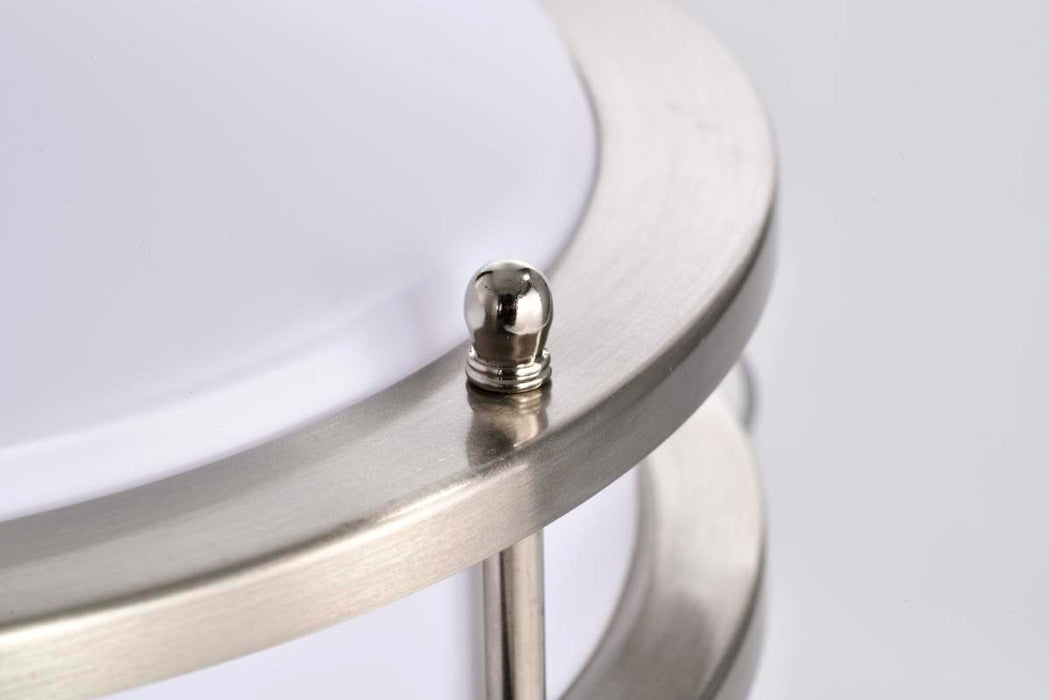 Flush Mount Nuvo 62-1635 Glamour LED 10 inch - Flush Mount Fixture - Brushed Nickel Finish - CCT Selectable 3K/4K/5K Nuvo