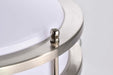Flush Mount Nuvo 62-1635 Glamour LED 10 inch - Flush Mount Fixture - Brushed Nickel Finish - CCT Selectable 3K/4K/5K Nuvo