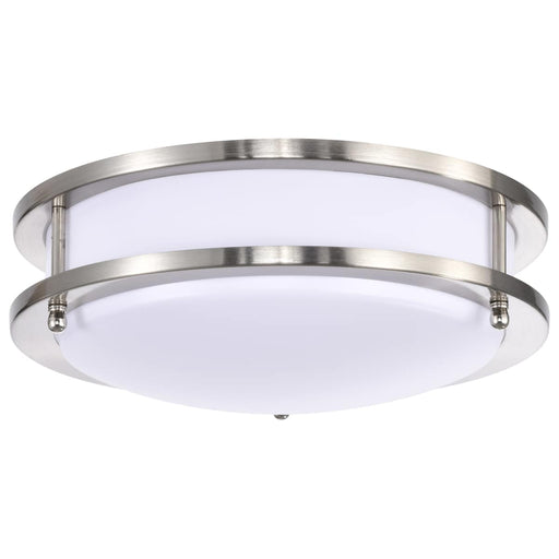 Flush Mount Nuvo 62-1635 Glamour LED 10 inch - Flush Mount Fixture - Brushed Nickel Finish - CCT Selectable 3K/4K/5K Nuvo