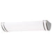 Flush Mount Nuvo 62-1639 Glamour LED 25 inch - Linear Flush Mount Fixture - Brushed Nickel Finish - CCT Selectable 3K/4K/5K Nuvo