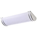 Flush Mount Nuvo 62-1639 Glamour LED 25 inch - Linear Flush Mount Fixture - Brushed Nickel Finish - CCT Selectable 3K/4K/5K Nuvo