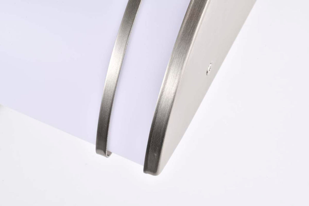 Flush Mount Nuvo 62-1639 Glamour LED 25 inch - Linear Flush Mount Fixture - Brushed Nickel Finish - CCT Selectable 3K/4K/5K Nuvo