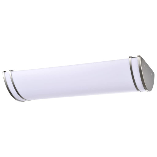 Flush Mount Nuvo 62-1639 Glamour LED 25 inch - Linear Flush Mount Fixture - Brushed Nickel Finish - CCT Selectable 3K/4K/5K Nuvo