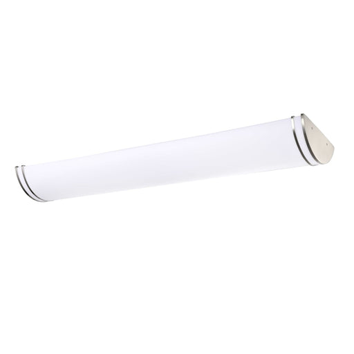 Flush Mount Nuvo 62-1640 Glamour LED 50 inch - Linear Flush Mount Fixture - Brushed Nickel Finish - CCT Selectable 3K/4K/5K Nuvo