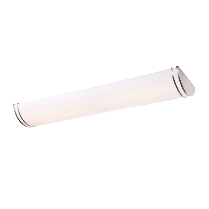 Flush Mount Nuvo 62-1640 Glamour LED 50 inch - Linear Flush Mount Fixture - Brushed Nickel Finish - CCT Selectable 3K/4K/5K Nuvo