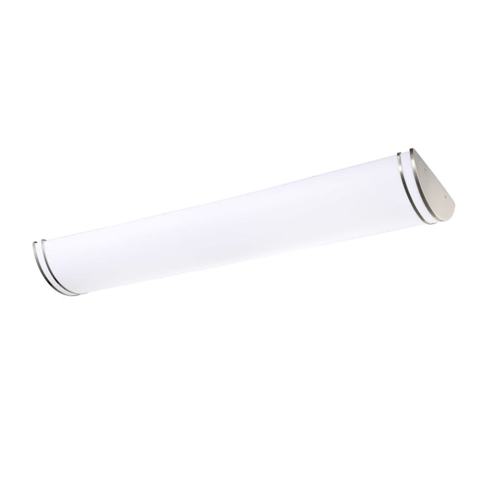 Flush Mount Nuvo 62-1640 Glamour LED 50 inch - Linear Flush Mount Fixture - Brushed Nickel Finish - CCT Selectable 3K/4K/5K Nuvo