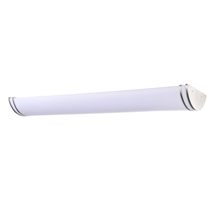 Flush Mount Nuvo 62-1640 Glamour LED 50 inch - Linear Flush Mount Fixture - Brushed Nickel Finish - CCT Selectable 3K/4K/5K Nuvo