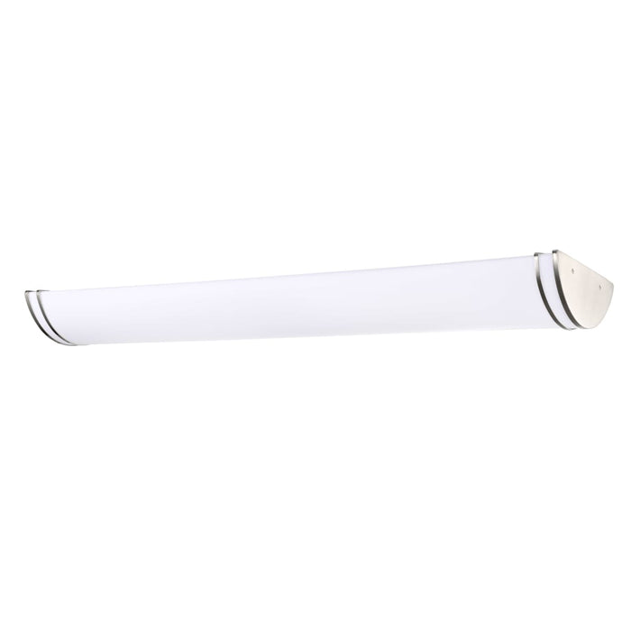 Flush Mount Nuvo 62-1640 Glamour LED 50 inch - Linear Flush Mount Fixture - Brushed Nickel Finish - CCT Selectable 3K/4K/5K Nuvo