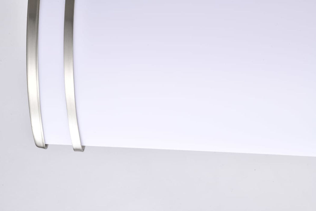 Flush Mount Nuvo 62-1640 Glamour LED 50 inch - Linear Flush Mount Fixture - Brushed Nickel Finish - CCT Selectable 3K/4K/5K Nuvo