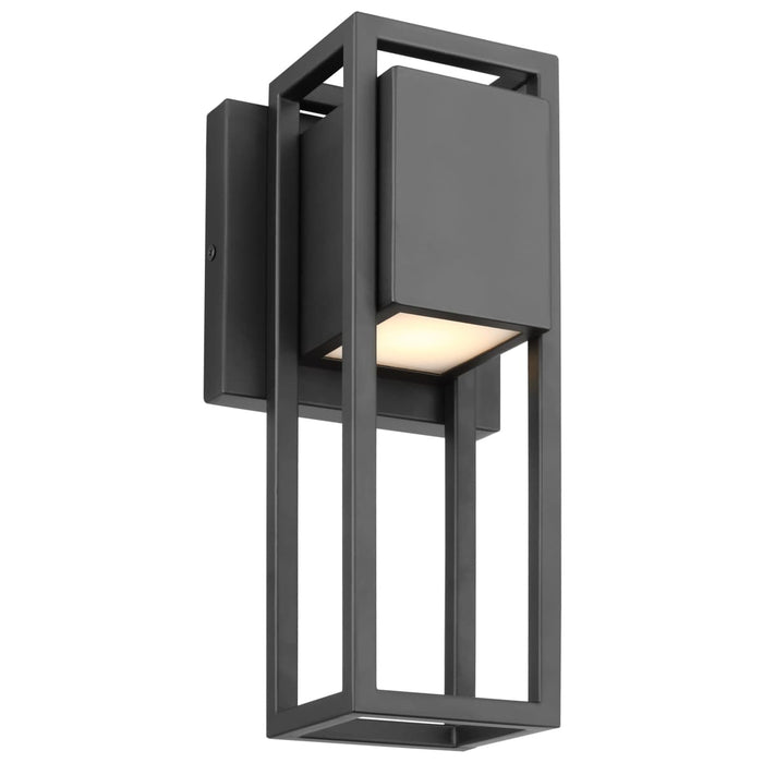 Wall Lantern Nuvo 62-1653 Supreme - 10W LED - Small Wall Lantern - Matte Black Finish Nuvo