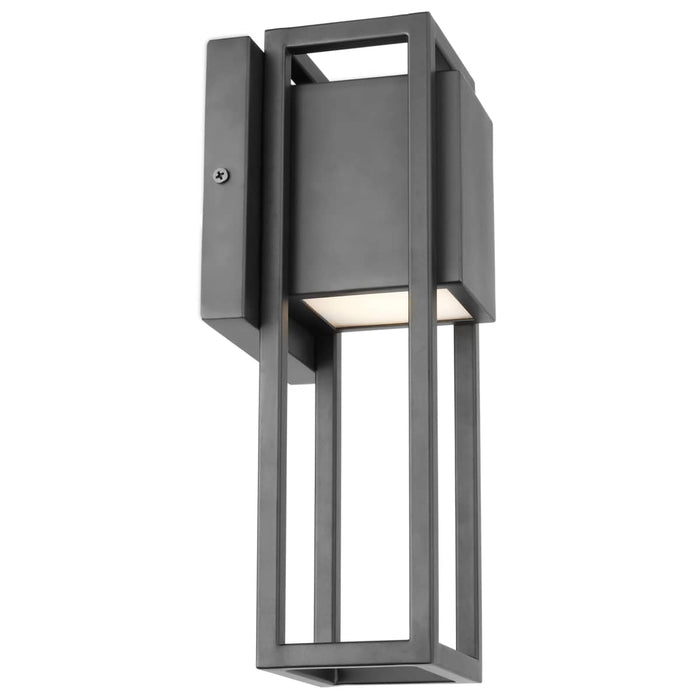 Wall Lantern Nuvo 62-1653 Supreme - 10W LED - Small Wall Lantern - Matte Black Finish Nuvo