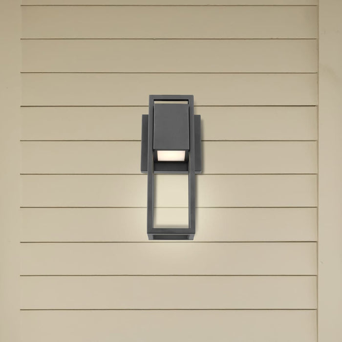 Wall Lantern Nuvo 62-1653 Supreme - 10W LED - Small Wall Lantern - Matte Black Finish Nuvo