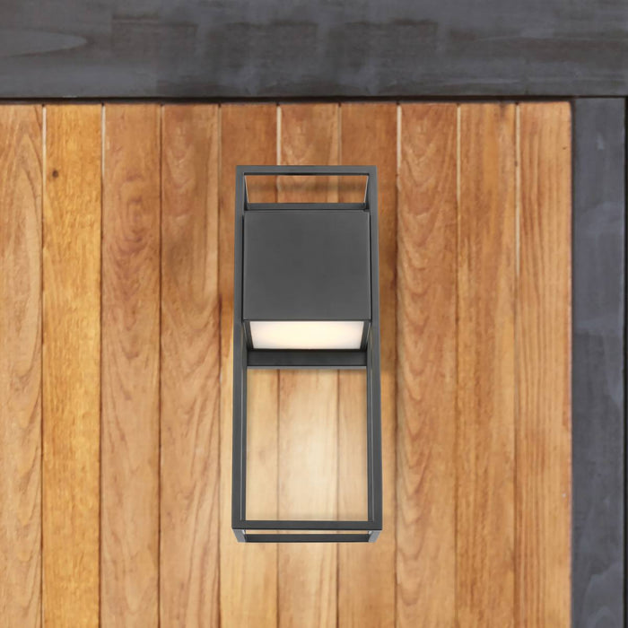 Wall Lantern Nuvo 62-1654 Supreme - 18W LED - Medium Wall Lantern - Matte Black Finish Nuvo