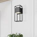 Wall Lantern Nuvo 62-1655 Supreme - 18W LED - Large Wall Lantern - Matte Black Finish Nuvo