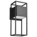 Wall Lantern Nuvo 62-1655 Supreme - 18W LED - Large Wall Lantern - Matte Black Finish Nuvo