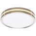 Flush Mount Nuvo 62-1690 11 Inch Surface Mount with Night Light - 5 CCT Selectable - Brushed Nickel Finish Nuvo