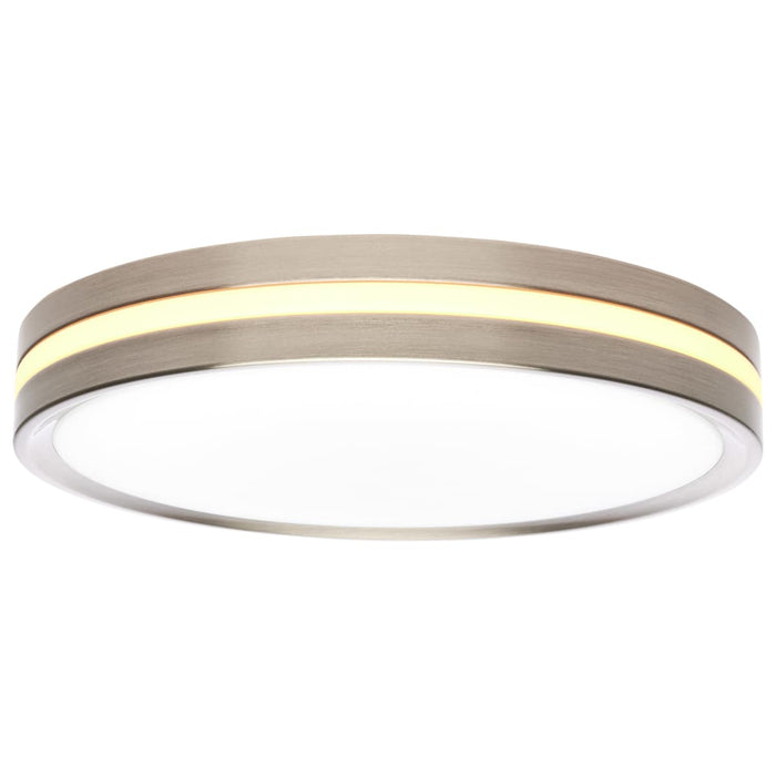 Flush Mount Nuvo 62-1690 11 Inch Surface Mount with Night Light - 5 CCT Selectable - Brushed Nickel Finish Nuvo