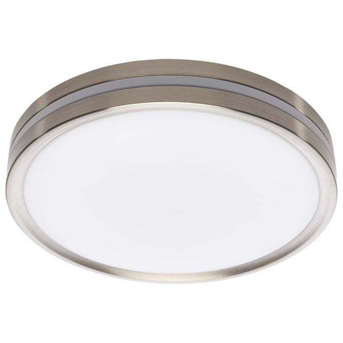 Flush Mount Nuvo 62-1690 11 Inch Surface Mount with Night Light - 5 CCT Selectable - Brushed Nickel Finish Nuvo