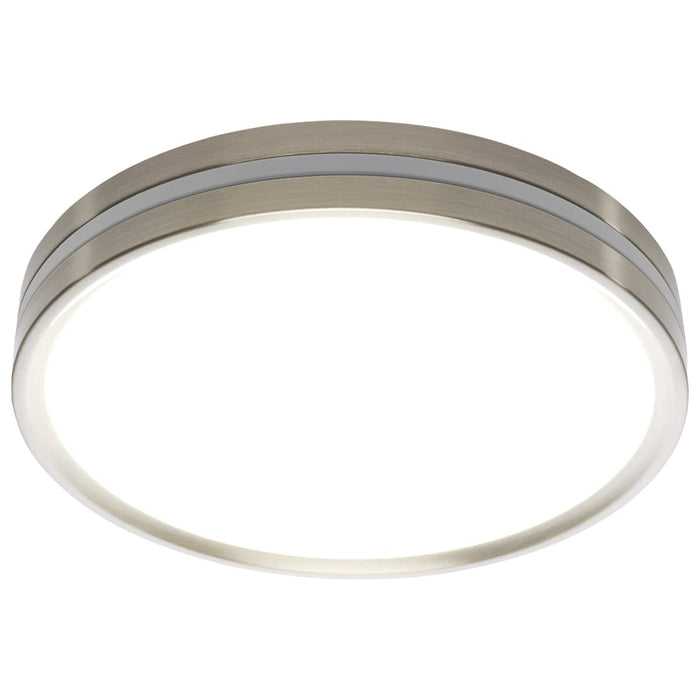 Flush Mount Nuvo 62-1690 11 Inch Surface Mount with Night Light - 5 CCT Selectable - Brushed Nickel Finish Nuvo