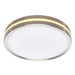 Flush Mount Nuvo 62-1690 11 Inch Surface Mount with Night Light - 5 CCT Selectable - Brushed Nickel Finish Nuvo