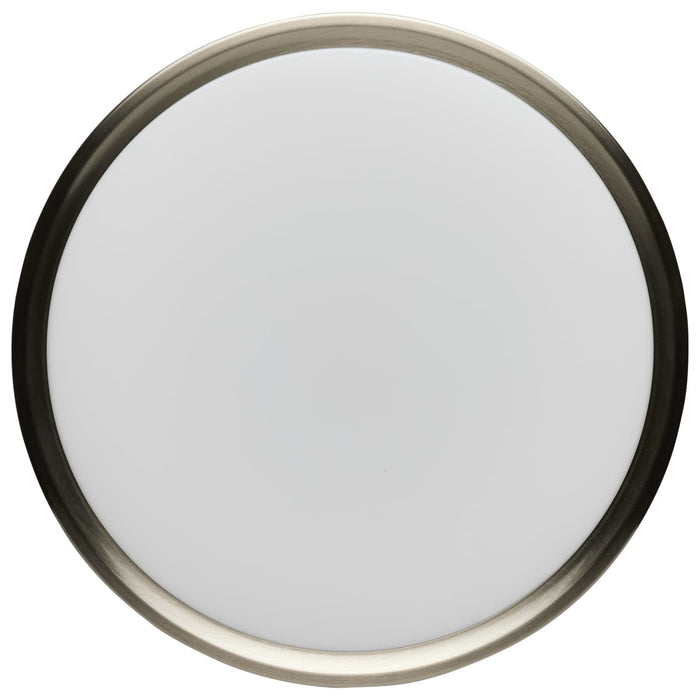 Flush Mount Nuvo 62-1690 11 Inch Surface Mount with Night Light - 5 CCT Selectable - Brushed Nickel Finish Nuvo