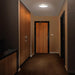 Flush Mount Nuvo 62-1690 11 Inch Surface Mount with Night Light - 5 CCT Selectable - Brushed Nickel Finish Nuvo