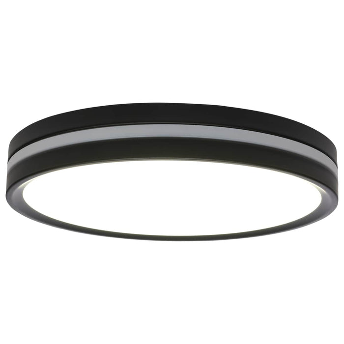 Flush Mount Nuvo 62-1691 11 Inch Surface Mount with Night Light - 5 CCT Selectable - Matte Black Finish Nuvo