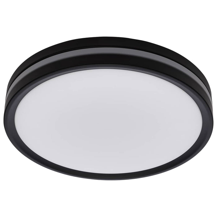 Flush Mount Nuvo 62-1691 11 Inch Surface Mount with Night Light - 5 CCT Selectable - Matte Black Finish Nuvo