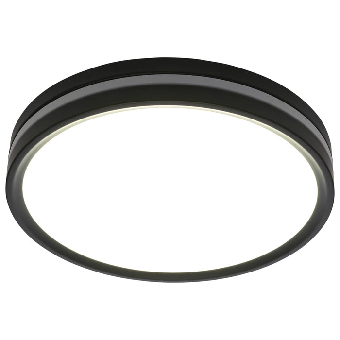 Flush Mount Nuvo 62-1691 11 Inch Surface Mount with Night Light - 5 CCT Selectable - Matte Black Finish Nuvo