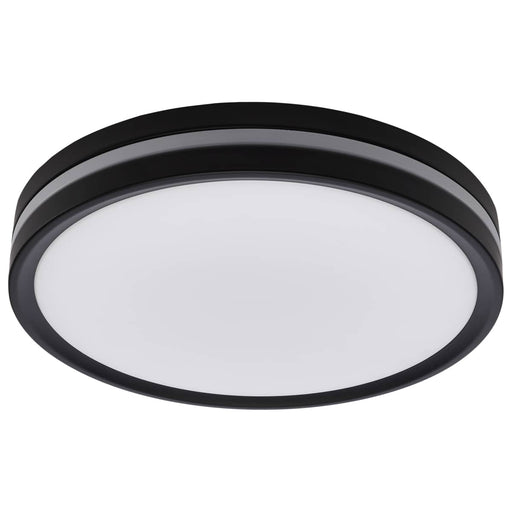 Flush Mount Nuvo 62-1691 11 Inch Surface Mount with Night Light - 5 CCT Selectable - Matte Black Finish Nuvo
