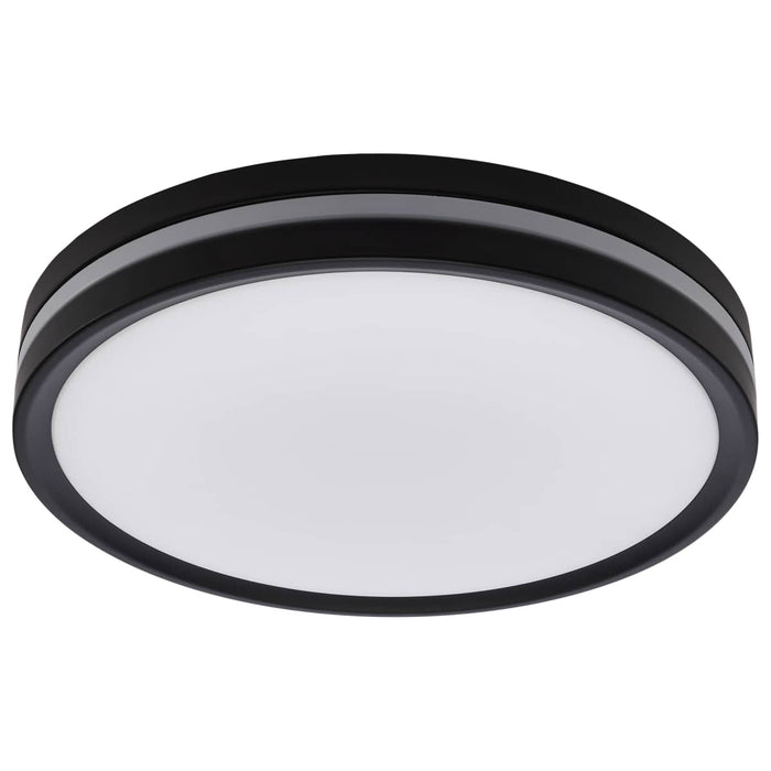 Flush Mount Nuvo 62-1691 11 Inch Surface Mount with Night Light - 5 CCT Selectable - Matte Black Finish Nuvo