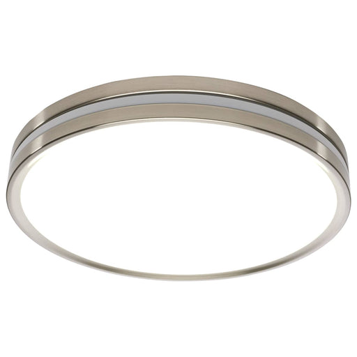 Flush Mount Nuvo 62-1692 15 Inch Surface Mount with Night Light - 5 CCT Selectable - Brushed Nickel Finish Nuvo